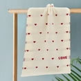 thumbnail image 6 of Couple Towel Pure Cotton Heart-Weave Face & Bath Towel, 29.5x13.8 in, Thick Quick-Dry Lint-Free, Ultra-Absorbent Valentine, Day Gift, White Gray Coffee, Soft & Durable for Home Spa, 6 of 6