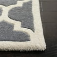 thumbnail image 3 of SAFAVIEH Chatham Freddy Geometric Wool Area Rug, Dark Gray/Ivory, 10' x 14', 3 of 10