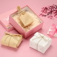 thumbnail image 4 of Uxcell 50 Pcs Kraft Paper Treat Bags, 9.5" x 5.1" Greaseproof Candy Bags Favor Gift Bags with Jute Rope Soap Wrappers, Brown, 4 of 6