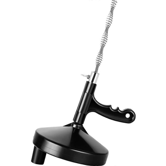 Hand Manual Drain Clog Remover with Flexible Wire Rope Reusable Drain Cleaner with Non-Slip Handle,7Meter