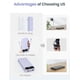 thumbnail image 3 of Power Bank aonidi de 12000 mAh, ligero, con cables integrados, 3 of 9