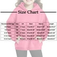 thumbnail image 3 of BFHHYA Girls Fleece-Lined Hooded Sweatshirt Long Sleeve Pullover Athletic Hoodie with Kangaroo Pocket for School Daily Wear & Weekend Play (5-14Y), 3 of 5