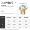 thumbnail image 5 of Pofeuu Corgi With Towel Ans Slice Cucumber Print Mens Casual Short Sleeve Shirts Beach Summer Spread Collar Pocket Tops Men's Casual Short-sleeved Shirt-3X-Large, 5 of 5