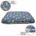 thumbnail image 3 of Nautical Pet Bed, Repetitive Graphic and Ocean Crabs Underwater Sea Animals Pattern, Resistant Pad for Dogs and Cats Cushion with Removable Cover, 24" x 39", Sea Blue and Pale Orange, by Ambesonne, 3 of 4