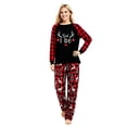 thumbnail image 3 of LuLiaMenton Matching Christmas Outfits Pajamas Set Funny Couples Holiday Pjs, Men 2XL, 3 of 7