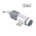 thumbnail image 2 of Válvula solenoide de parada del motor del generador de 12 V Interruptor de combustible de apagado de excavadora como se muestra, como se muestra, 2 of 5