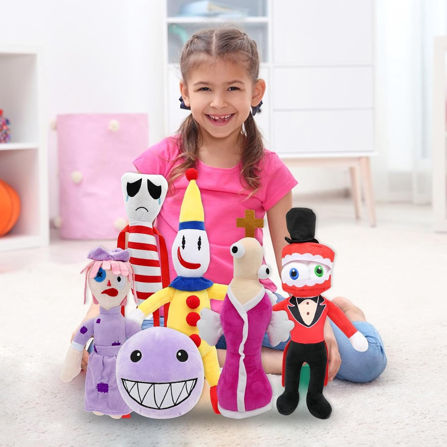 The Amazing Digital Circus Plush,7.8" Abstraction Plushies Toy Gift, Cute Stuffed Figure Doll for Kids and Adults, Birthday Halloween Christmas Choice for Boys Girls