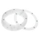 thumbnail image 1 of Uxcell 6 Pcs Soporte Giratorio con Base Lazy Susan de Bola de Acero 6.3 x 4.92 x 0.06" Blanco, 1 of 5