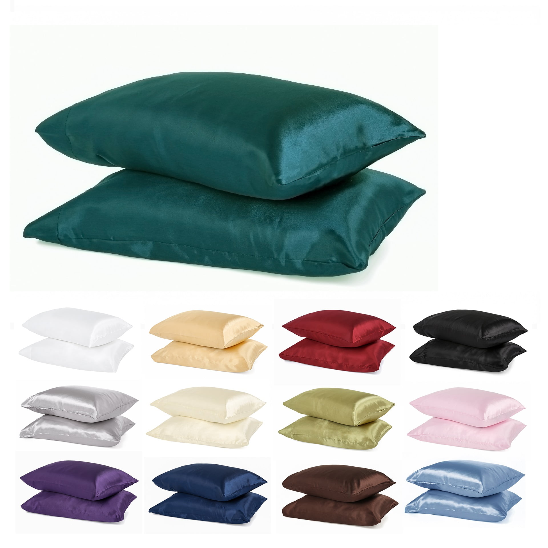 Luxury Silky Satin Pillowcases (package of 1 pair)