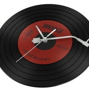 Vinyl Record Wall Clock - Red