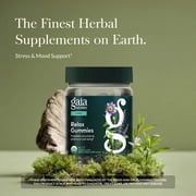 Gaia Herbs Relax Gummies - Supports Calm Feelings* - With Passionflower & Lemon Balm - 45 Vegan Gummies (15 Servings)