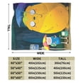 thumbnail image 2 of Adventure Time Bed Blanket Air Conditioner Quilt Ultra Soft Flannel Blanket All Season Fuzzy Blanket Reversible Fluffy Plush Blanket 60"X50", 2 of 7