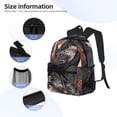 thumbnail image 3 of Balery Moonlit Crow Blossoms Mochila para Mujeres y Hombres, Mochila Ligera Casual para Viajes, Mochila Clásica Básica para la Universidad, 3 of 6