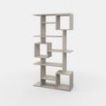 thumbnail image 6 of Ada Home Decor Multiple Tier Open Shelf Modern Bookcase, Light Mocha, 6 of 7
