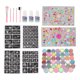 thumbnail image 4 of Juego De Purpurina Para El Cuerpo, Juego De Purpurina Temporal Solidez Versátil Color Rápido Reutilizable 81 Patrón Lavable Para Fiesta Para Niños ANGGREK Otros, 4 of 8