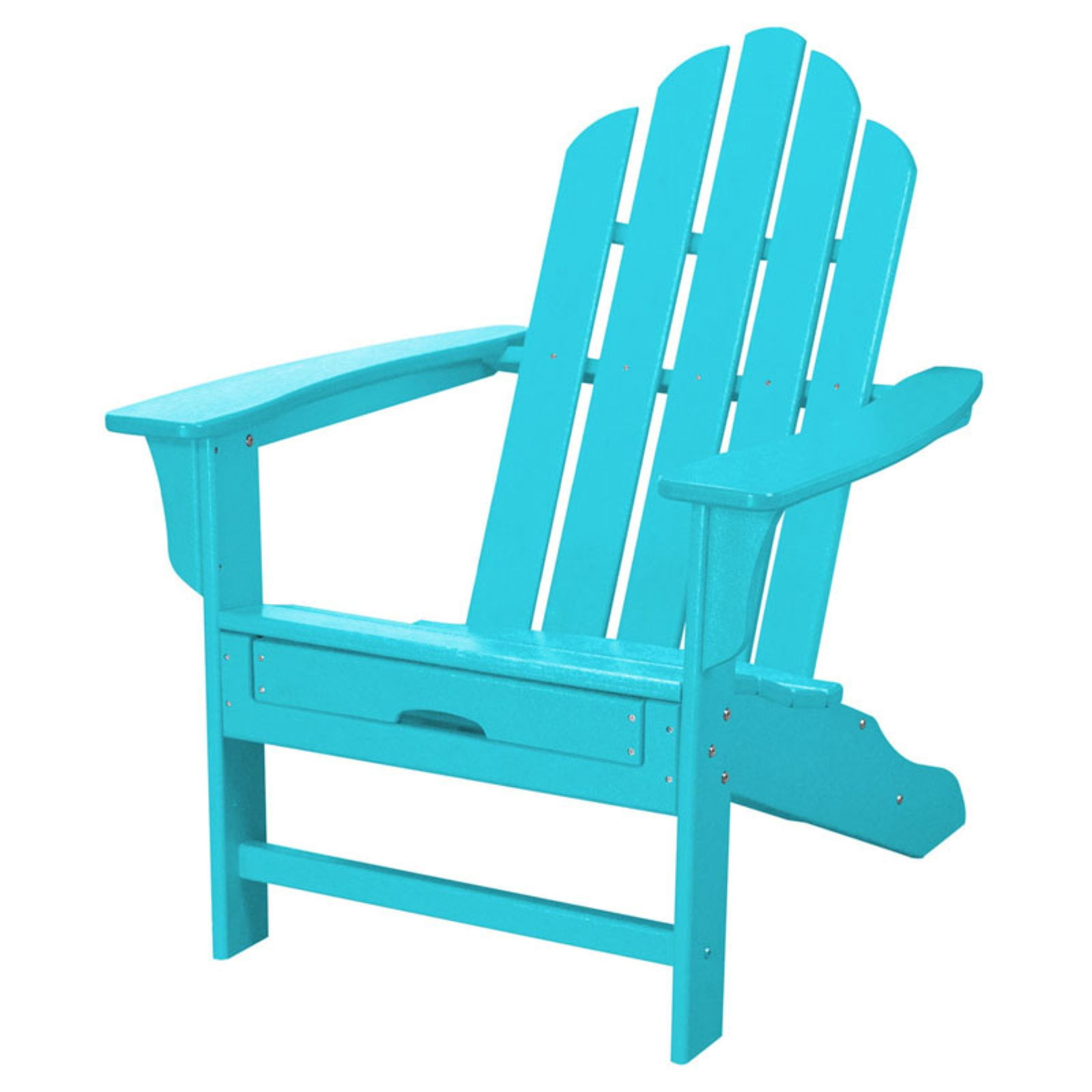 Hanover Outdoor Furniture All-Weather Contoured Adirondack Chair with Hideaway Ottoman by Hanover Outdoor
