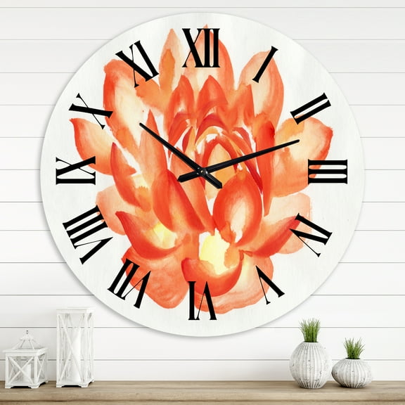 Designart 1 in Quartz Traditional Wall Clock