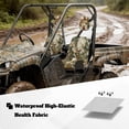 thumbnail image 3 of KUIFORTI Deer Head UTV Seat Covers Full Protection Comfortable Seats Cover for UTV Compatible with Yamaha Rhino 700 660 450 2004-2021 Rhino Accessories Bucket Seat Cover, 3 of 7