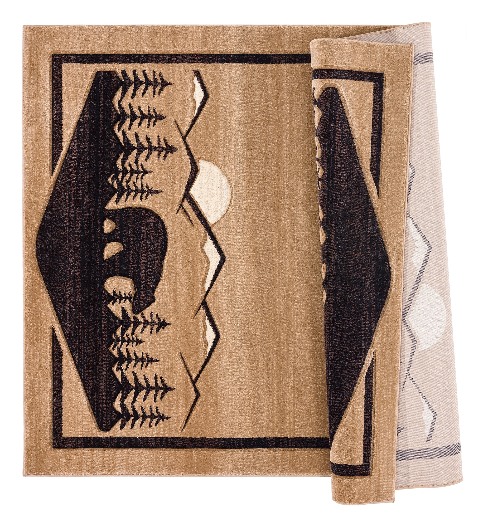 United Weavers of America Lodge Geometric Loomed Area Rug, 5.25' x 7.5'