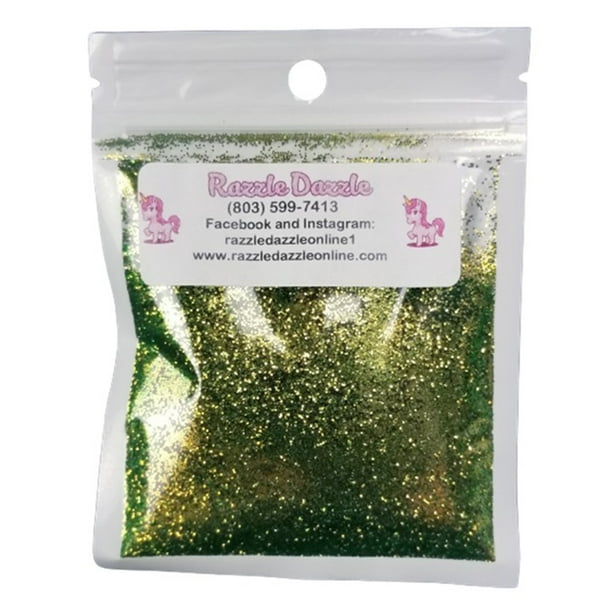 Razzle Dazzle Billionaire Glitter with Shifting Color Shades Of Green