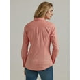 thumbnail image 2 of Wrangler Retro Solid Pink Rose - Ladies Shirt  - 112345311, 2 of 4