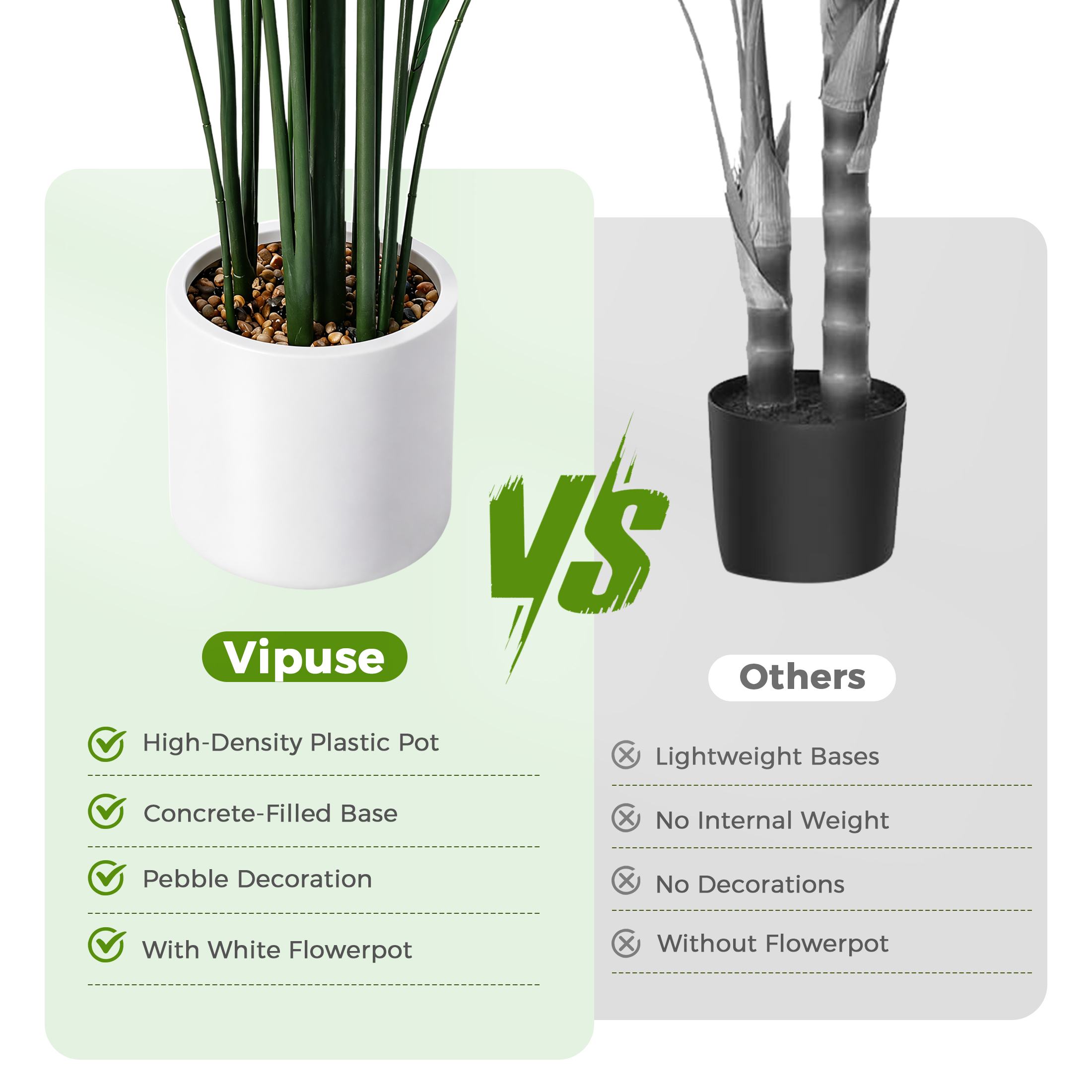 Vipuse 4-Foot Artificial Bird of Paradise Tree photo 8