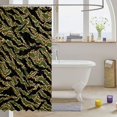 thumbnail image 3 of Manfei Minimalism Camouflage Shower Curtain 72Wx84L, Vintage Camo Bathroom Shower Curtain, Camo Multi, 3 of 5