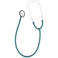 thumbnail image 2 of McKesson Stethoscope, Lightweight, Single Head, Diaphragm Only, Adjustable Binaurals, Teal Blue, 21 in, 1 Ct, 2 of 3