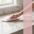 thumbnail image 4 of Unique Bargains Wood Fiber Absorbent Cleaning Cloths 6 Pack Pink 12" x 12", 4 of 8
