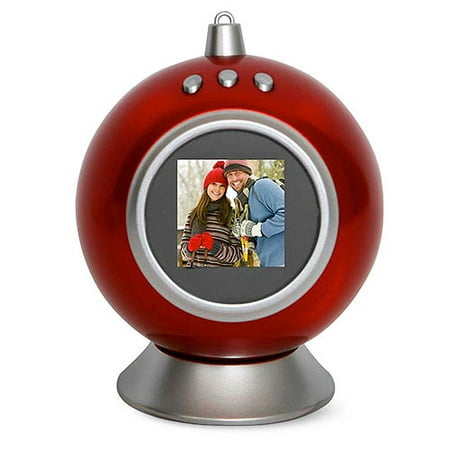 1.5" Senario Digital Ornament, Red