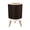 Color 1, variant on Small Trash Can with Lid Halloween Cute Floral Ghost Haunted Forest Funny Dark Romantic 1.8 Gallon Dog Proof Trash Can Round Garbage Can Waste Bin Wastebasket for Bathroom Bedroom Living Room