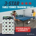 thumbnail image 2 of JOOLA 3-Star Table Tennis Training Balls, 40mm, White, 12ct, 2 of 6