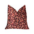 thumbnail image 1 of Plutus Crimson Cheetah Cojínde lujo rojo y negro - Doble cara 16 "x 16" Plutus PBRA2326-1616-DP, 1 of 2