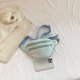 thumbnail image 3 of Riñonera Mujer Lady Chest Bags Bolso bandolera acolchado Hilo de bordar Riñonera para mujer (Azul) Ehuebsd Para Estrenar, 3 of 9