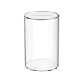 thumbnail image 1 of Round Clear Acrylic Piggy Bank Must Break to Open Money Box, 1 of 5
