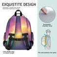 thumbnail image 5 of Colorful Tie Dye Nebula Pattern Backpack for School,Cute School Bag,Schoolbag with Adjustable Shoulder Straps & Padded Back,15.25"x11.5"x5.25", 5 of 5