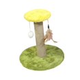 thumbnail image 1 of Langgg Poteau à Griffer pour Chat Poteau à Griffer Cadeau Durable pour Chatons Fournitures Rond Vert, 1 of 9