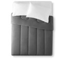 thumbnail image 4 of (2 pack) Mainstays Jersey Knit Comforter, Full/Queen, Charcoal, 4 of 6