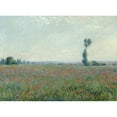 thumbnail image 2 of Claude Monet 14x11 Black Ornate Wood Framed Double Matted Museum Art Print Titled: Poppy Field 2, 2 of 5