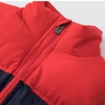 thumbnail image 5 of YTDSCS Kids Toddler down Cotton Vest for Boys Girls Hooded Colorblocking Sleeveless Puffer Jacket for Winter Padded Thickened Warm Waistcoat Size 3-12T, 5 of 9