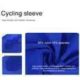 thumbnail image 2 of Naiovety Ciclismo brazo manga portátil reutilizable colorido transpirable baloncesto fútbol montañismo mangas Protector Accesorios Ciclismo Azul M Naiovety OD026722-18, 2 of 6
