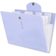 thumbnail image 1 of Carpeta de archivos expansible con 5 bolsillos, carpeta de acordeón, organizador de papel, tamaño carta A4, carpetas de documentos para escuela, oficina, hogar, negocios Ormromra WRJM-713-3, 1 of 6