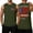 18# Army Green, variant on Men's 250th Anniversary Patriotic Tank Tops 1776-2026 USA Flag Sleeveless Crewneck Shirts Independence Day Casual Vintage Printed Tops Blue XXL