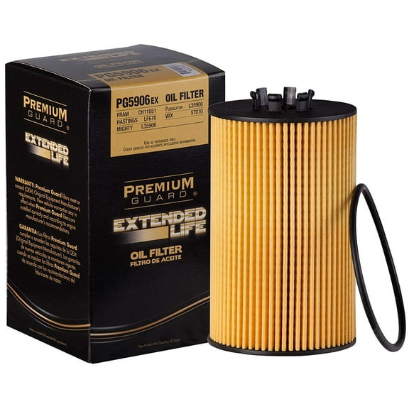 Premium Guard Extended Life Oil Filter up to 10k Miles PG5906EX | Fits 2008-2015 Mercedes-Benz C63 AMG, 2007-2011 E63 AMG, 2008-2010 S63 AMG, 2011-2015 SLS AMG, 2009-2012 SL63 AMG