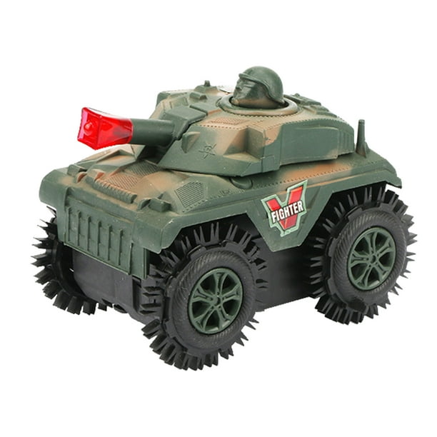 Kusou Children Cartoon Flipping Toy Car Electric Stunt Car 4 Wheels