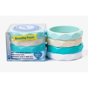 Sweet Paws Nontoxic Wearable Puppy Teether Stack, Beachy Feels