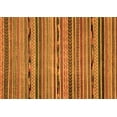 thumbnail image 1 of Ahgly Company Indoor Rectangle Abstract Orange Modern Area Rugs, 2' x 4', 1 of 4
