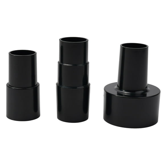 3-Piece Hose Adapter Set 2.5" to .5", .5" to .25", and More Wet/Dry Vacuum