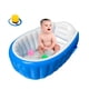 thumbnail image 1 of Bañera Inflable Para Bebés Portátil Tina Plegable Con Bomba Modelo Azul, 1 of 4