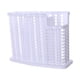 thumbnail image 4 of Organizador de cubiertos con compartimento de drenaje para utensilios de cocina y palillos Blanco, 4 of 9